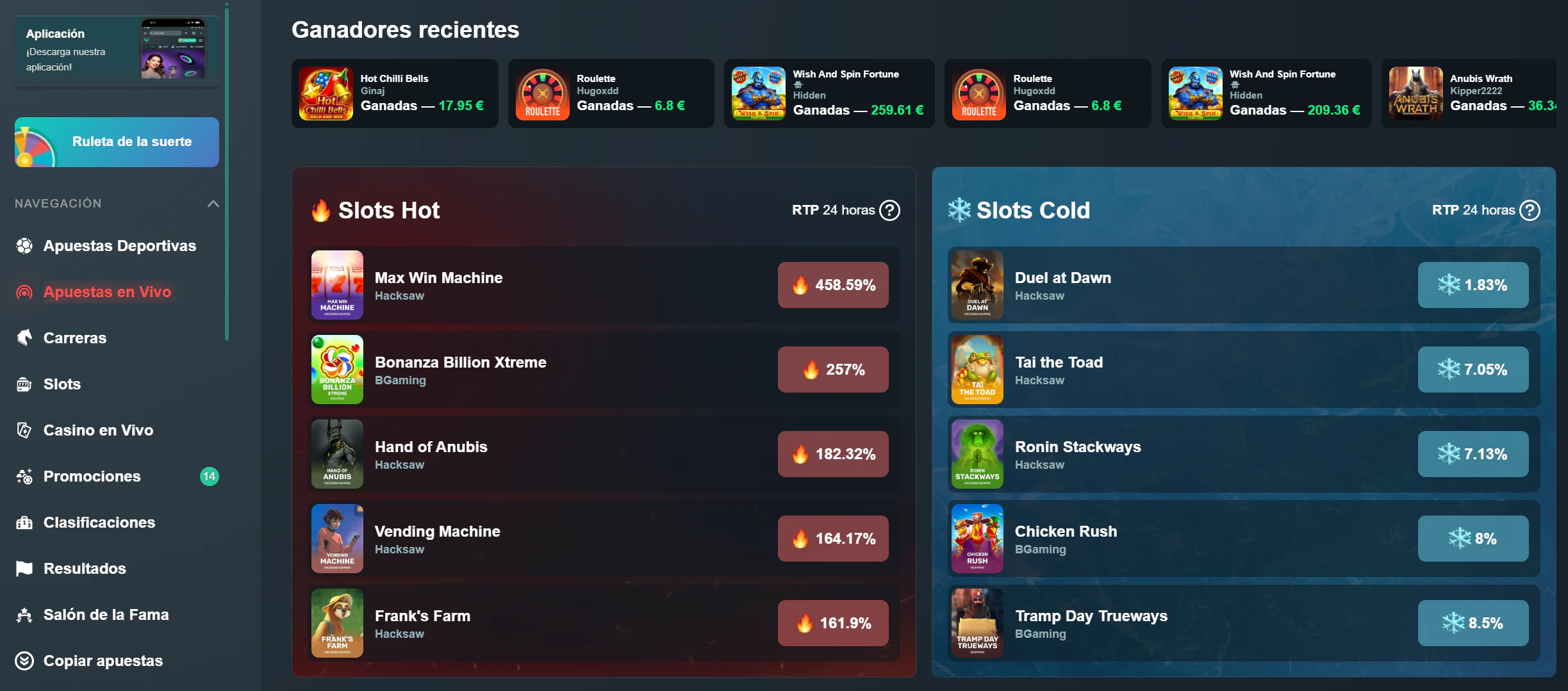 Vave Casino ES